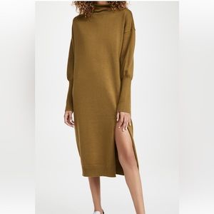 Line and Dot Beverly Mock Neck Long Sleeve Dress